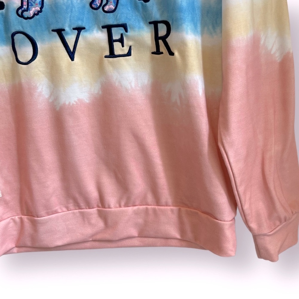 Simply Southern Dog Lover Embroidered Sweatshirt Size M - Picture 10 of 13